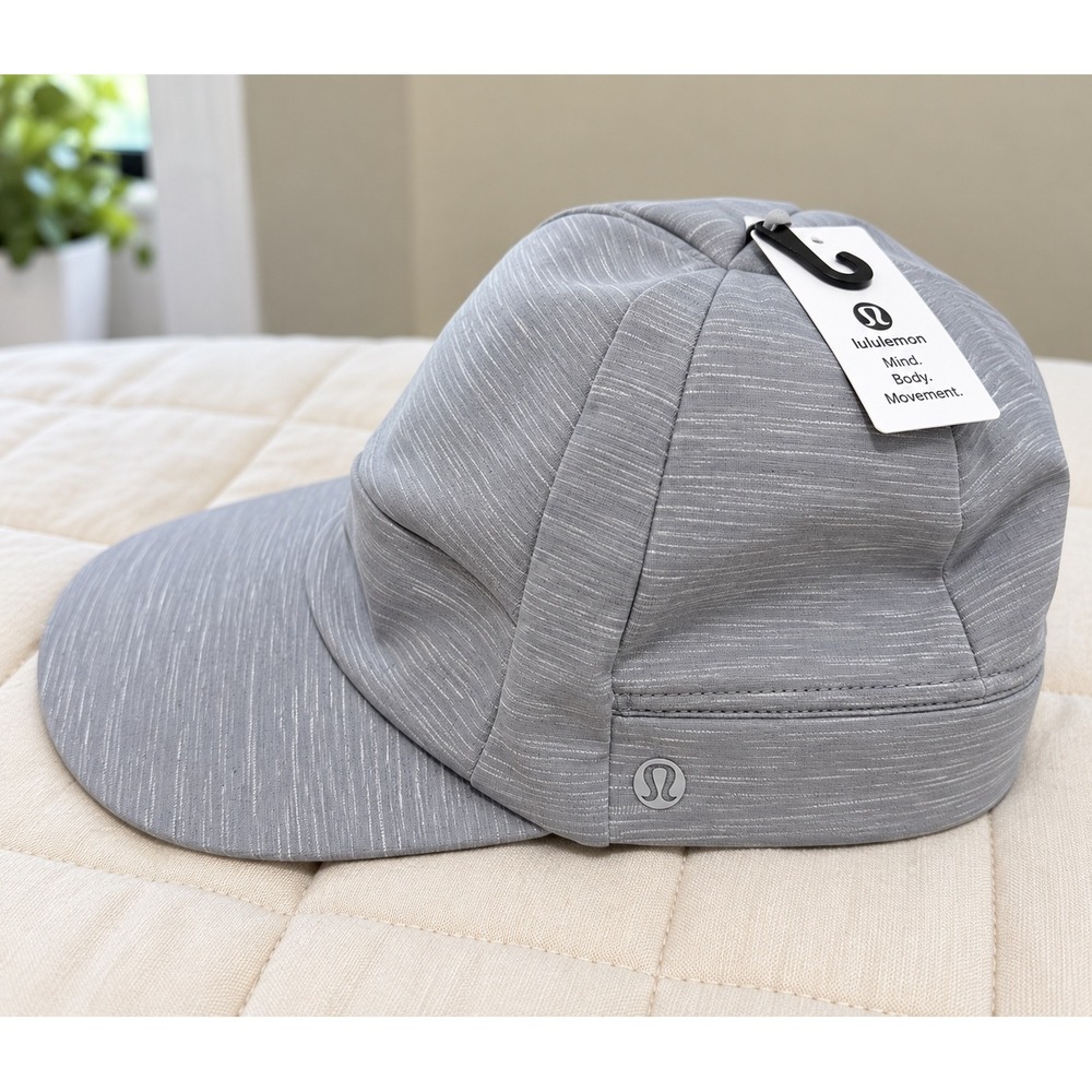 Lululemon License to Train Hat W Womens S/M Rhino Grey RHIH Running Cap NWT